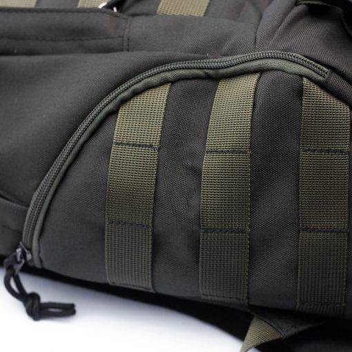 go out backpack army green detail