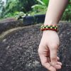 Rasta SD Paracord Bracelet