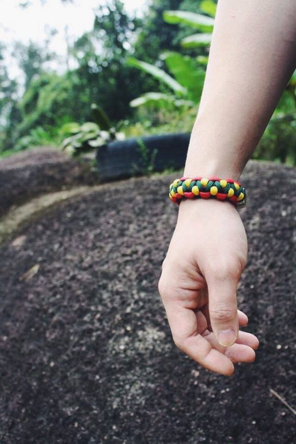 Rasta SD Paracord Bracelet