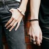 4 CONTRARY | Black Cord with Black Charm
