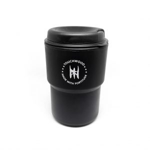Double Wall Mug -  charcoal black