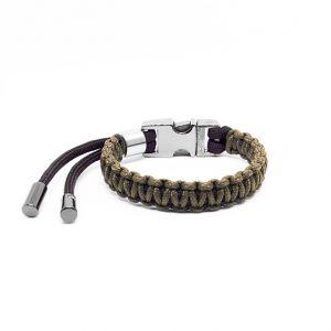 O.S.F.A Adjustable Classic Paracord Bracelet - army green
