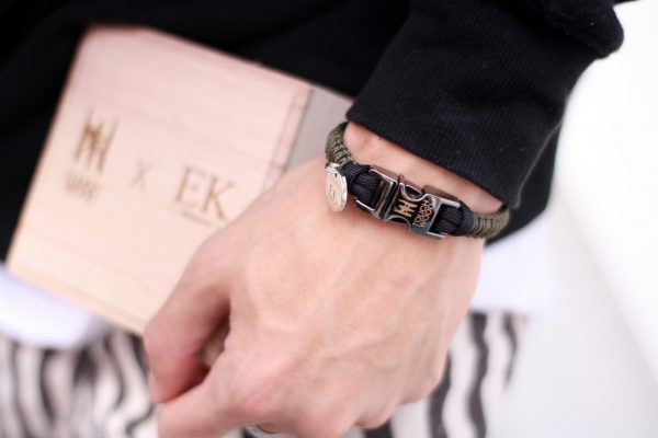 Touchwood X EK Army Green Parocord Bracelet