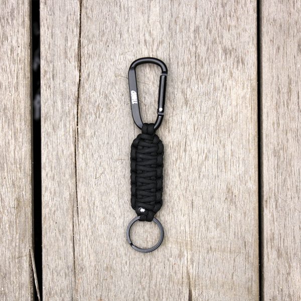ALLBLACK Paracord Keychain