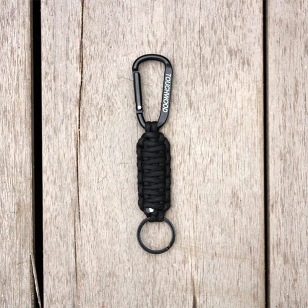 ALLBLACK Paracord Keychain