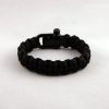 Classic Black Paracord Bracelet (shackle)