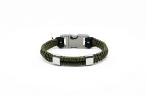 Touchwood X EK Army Green Parocord Bracelet
