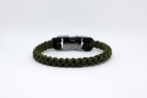Army Green Micro Cord Bracelet