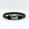 Army Green Micro Cord Bracelet