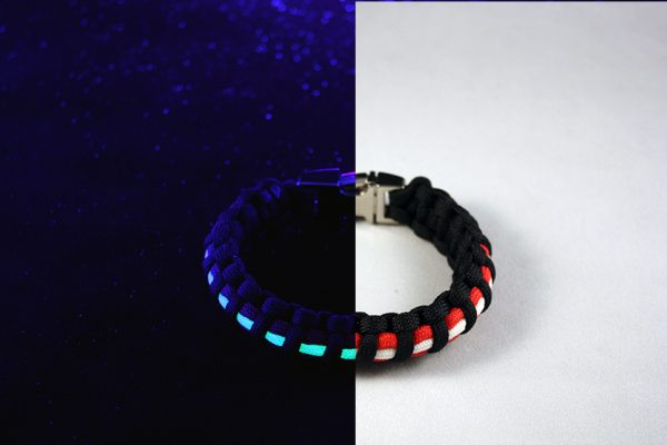 Bally Inspired Glow In The Dark Paracord Bracelet