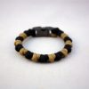 Black Gold Beads Paracord Bracelet
