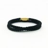 Braided Double Wrap Bracelet V2 - Black