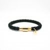 Braided Single Wrap Bracelet - Black