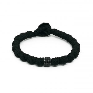 CONTRARY | Black Cord with Black Charm