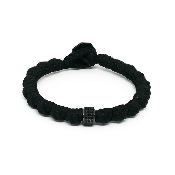 dig CONTRARY | Black Cord with Black Charm