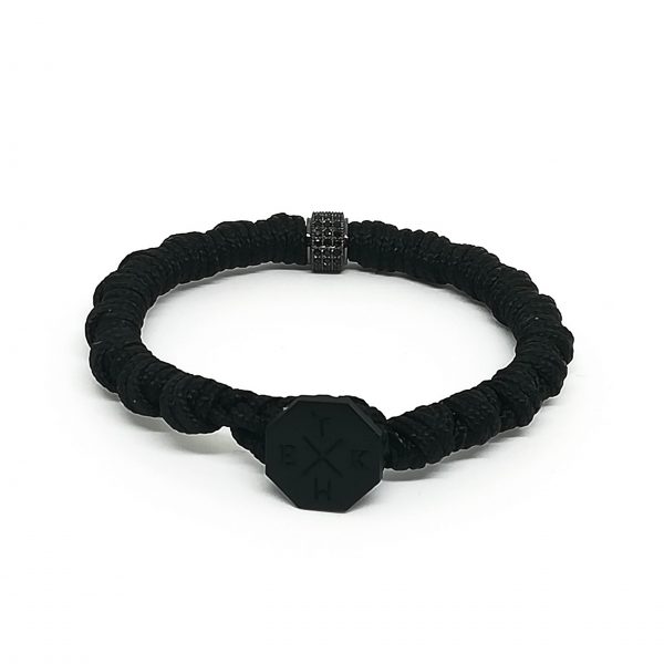 dig CONTRARY | Black Cord with Black Charm