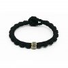 CONTRARY | Black Cord with Gold Charm