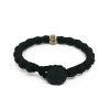 CONTRARY | Black Cord with Gold Charm