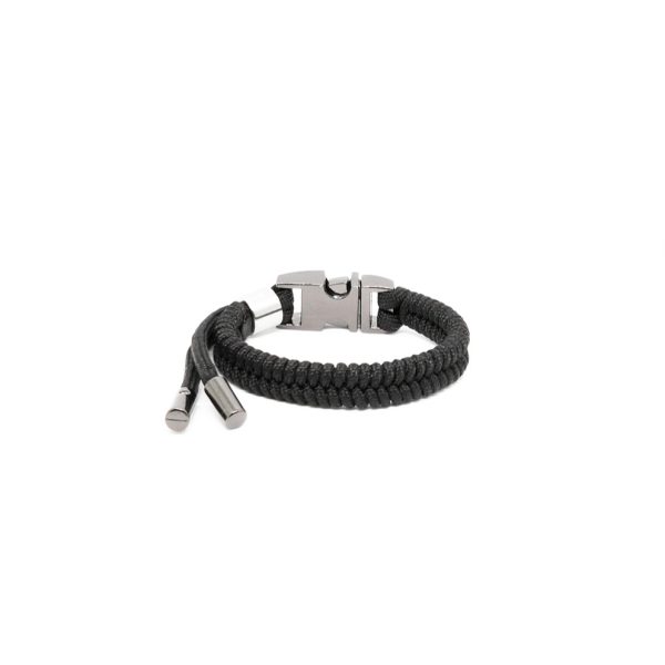 fish tail square (1) O.S.F.A Adjustable Fish Tail Bracelet - black