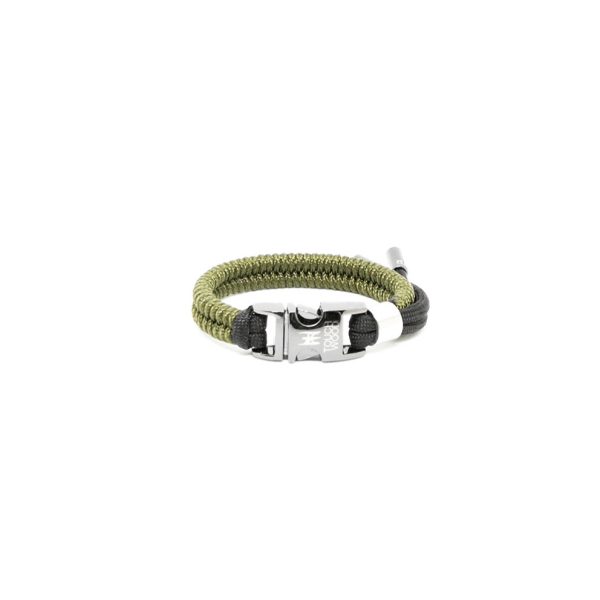 fish tail square (4) O.S.F.A Adjustable Fish Tail Bracelet - army green