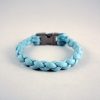 glow in the dark front Limited Edition Cerulean Blue Glow In The Dark Paracord Bracelet