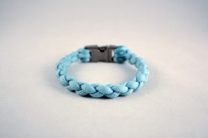 Limited Edition Cerulean Blue Glow In The Dark Paracord Bracelet