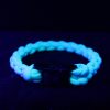 glow in the dark under black light back Limited Edition Cerulean Blue Glow In The Dark Paracord Bracelet