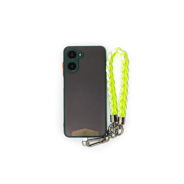 Multiuse Phone Lanyard - Luminous - Neon Green & White