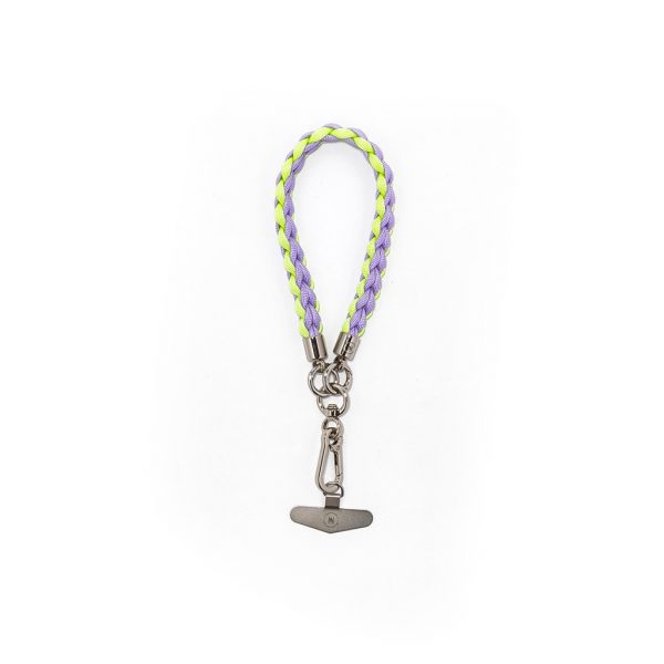 multi use glow in the dark phone lanyard-purple & neon green Multiuse Phone Lanyard - Luminous - Purple & Neon Green