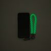 multi use glow in the dark phone lanyard-purple & neon green with phone glow Multiuse Phone Lanyard - Luminous - Purple & Neon Green