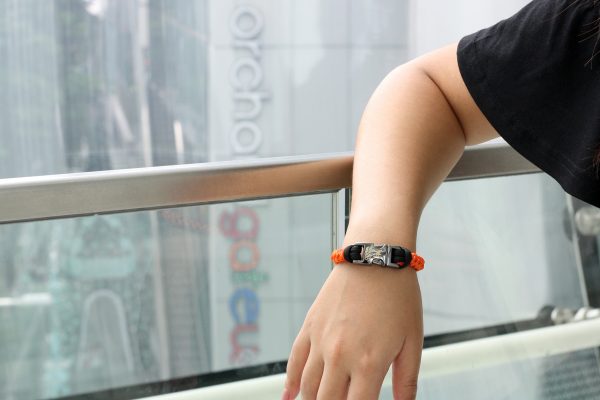 Orange Micro Cord Bracelet