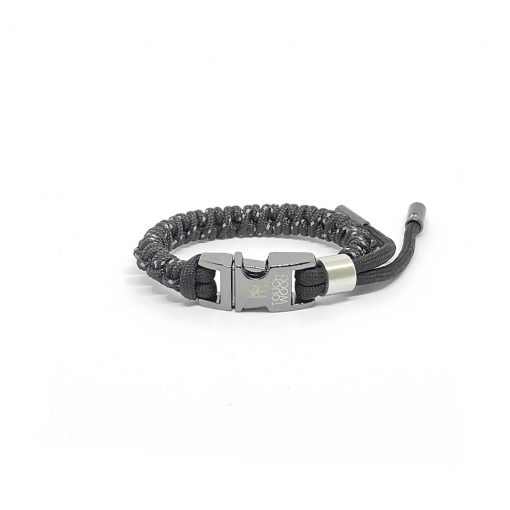 osfa back bone bracelet black reflective back small
