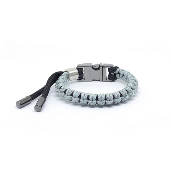 osfa back bone bracelet grey reflective front small O.S.F.A Adjustable Back Bone Bracelet - grey reflective