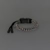 osfa back bone bracelet white reflecting small O.S.F.A Adjustable Back Bone Bracelet - white reflective & glow in the dark