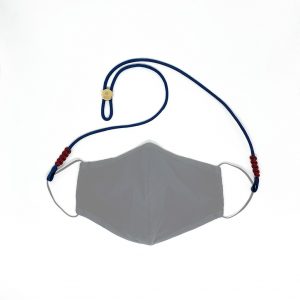 Paracord Mask Lanyard - Navy Blue