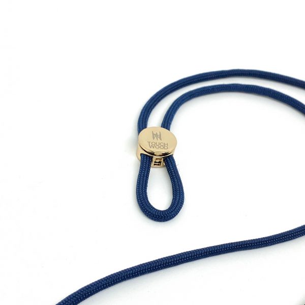 Paracord Mask Lanyard - Navy Blue
