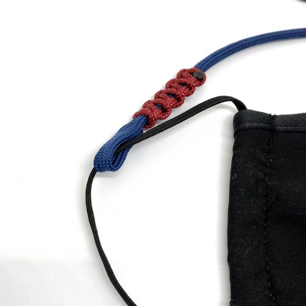 Paracord Mask Lanyard - Navy Blue