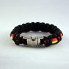 Rasta Cobra Knot Paracord Bracelet