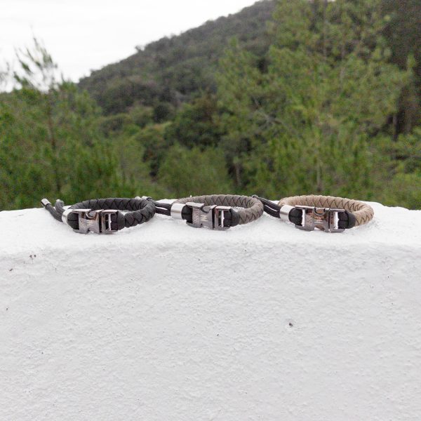 O.S.F.A Adjustable Scales Bracelet - wolf brown