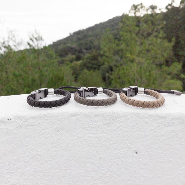 O.S.F.A Adjustable Scales Bracelet - wolf brown