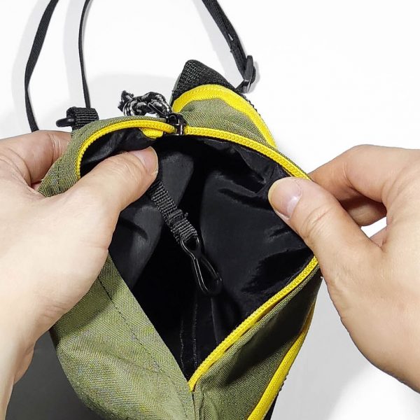 Splash-Proof Sacoche Bag - Army Green