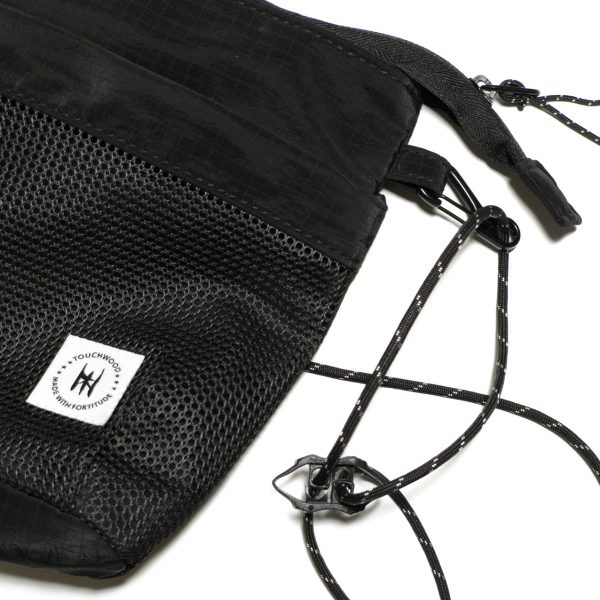 Splash-Proof Paracord Bag - black